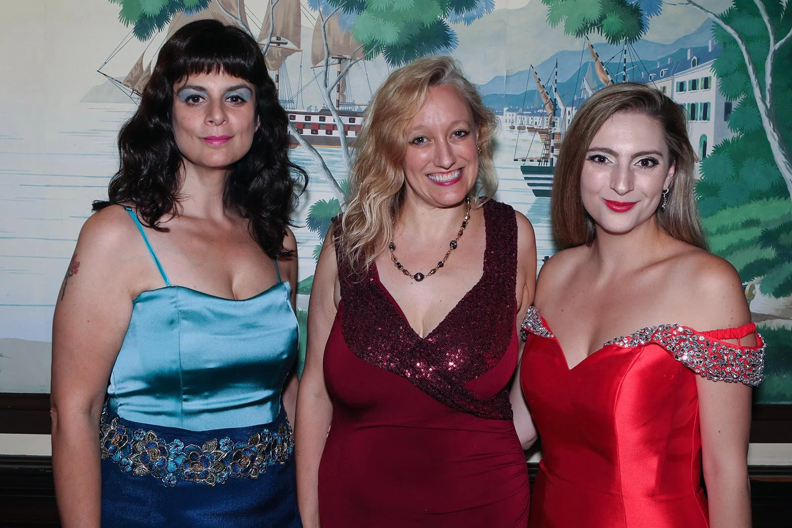 Three opera divas all in a row... Thanks to Rick Warne Photography and Buffalo Magazine for covering the Nickel City Opera 10th Annual Opera Gala ! Me (Carmen) with my beautiful blonde Soprano friends Andrea Todaro (Lauretta) and Jena Abati (Musetta). My custom gown is by Taylor Catarina NY.