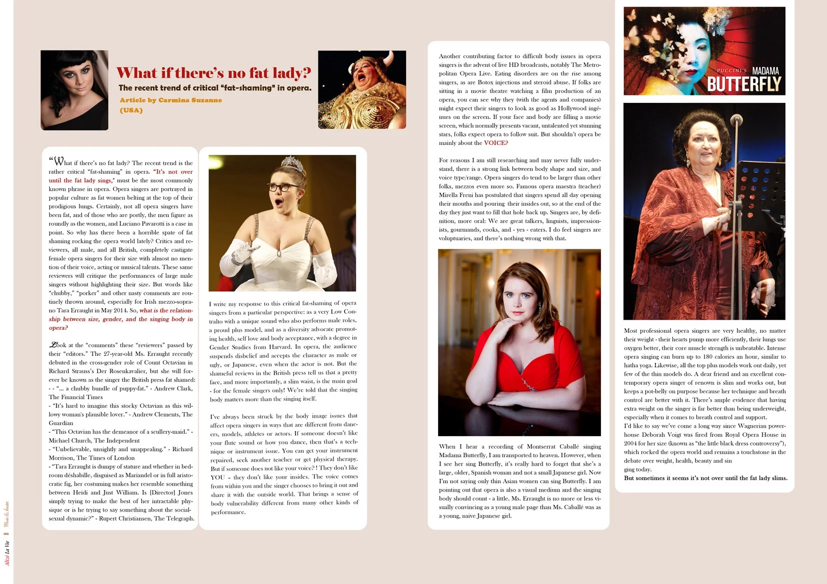 Alize la Vie article