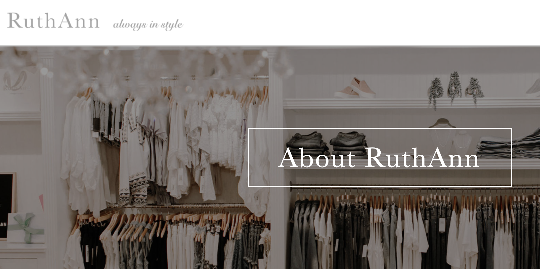 RuthAnn Boutique modeling