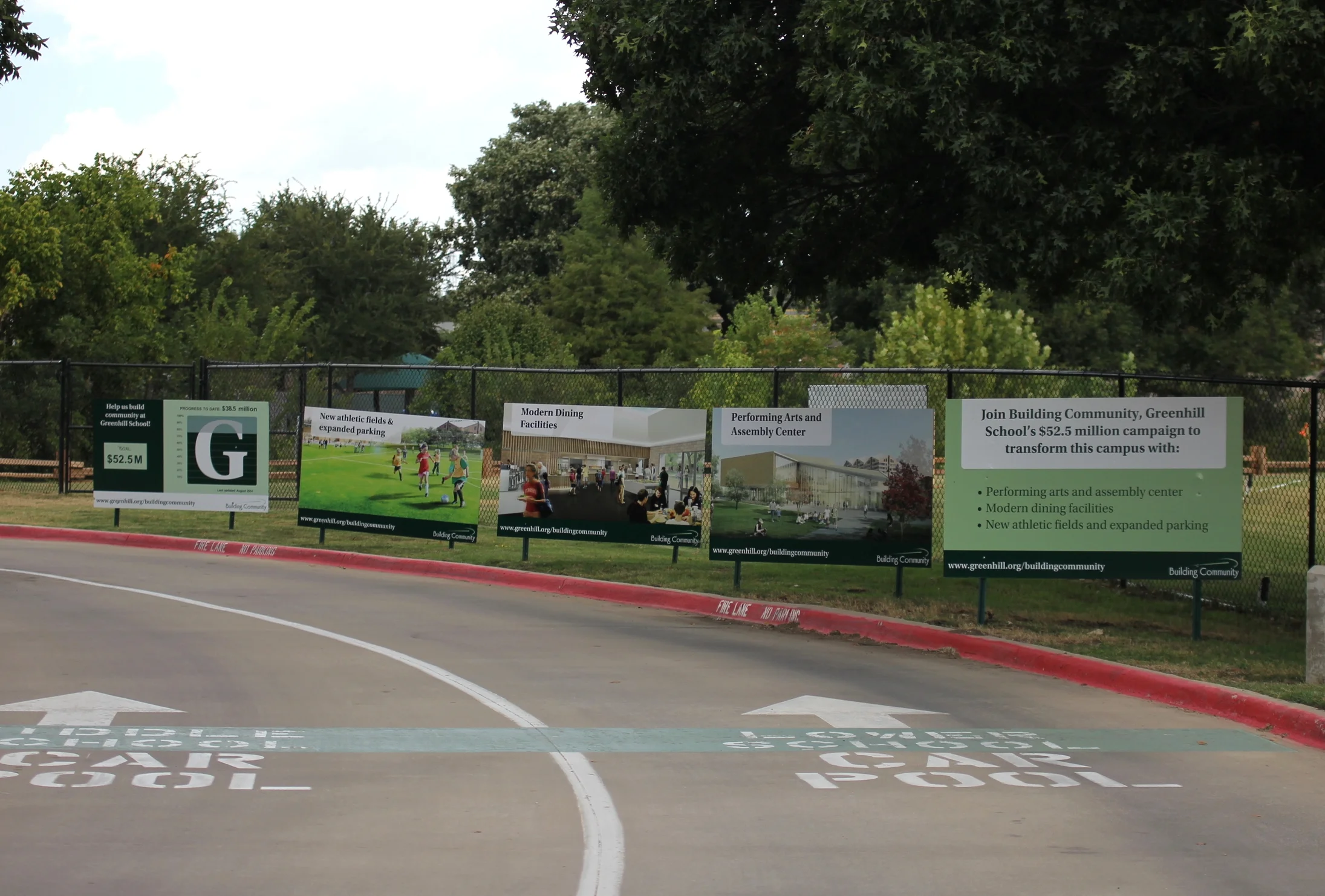 Signs directed to carpool drivers