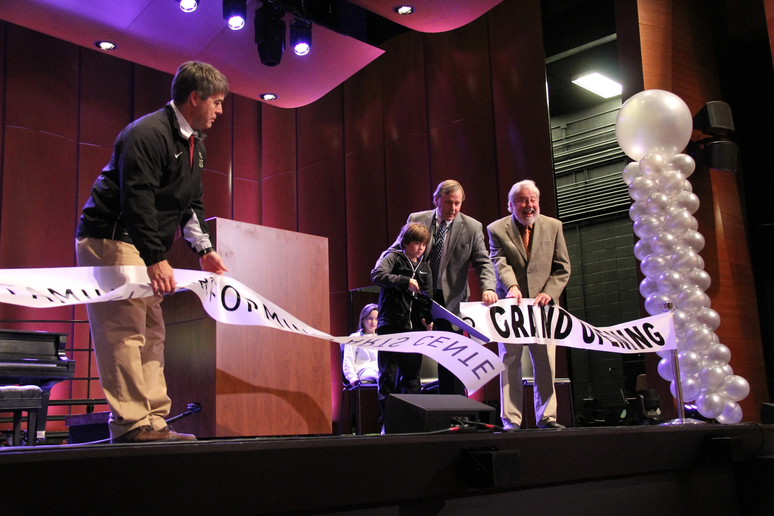 Ribbon-Cutting Ceremony on Rose Hall Stage