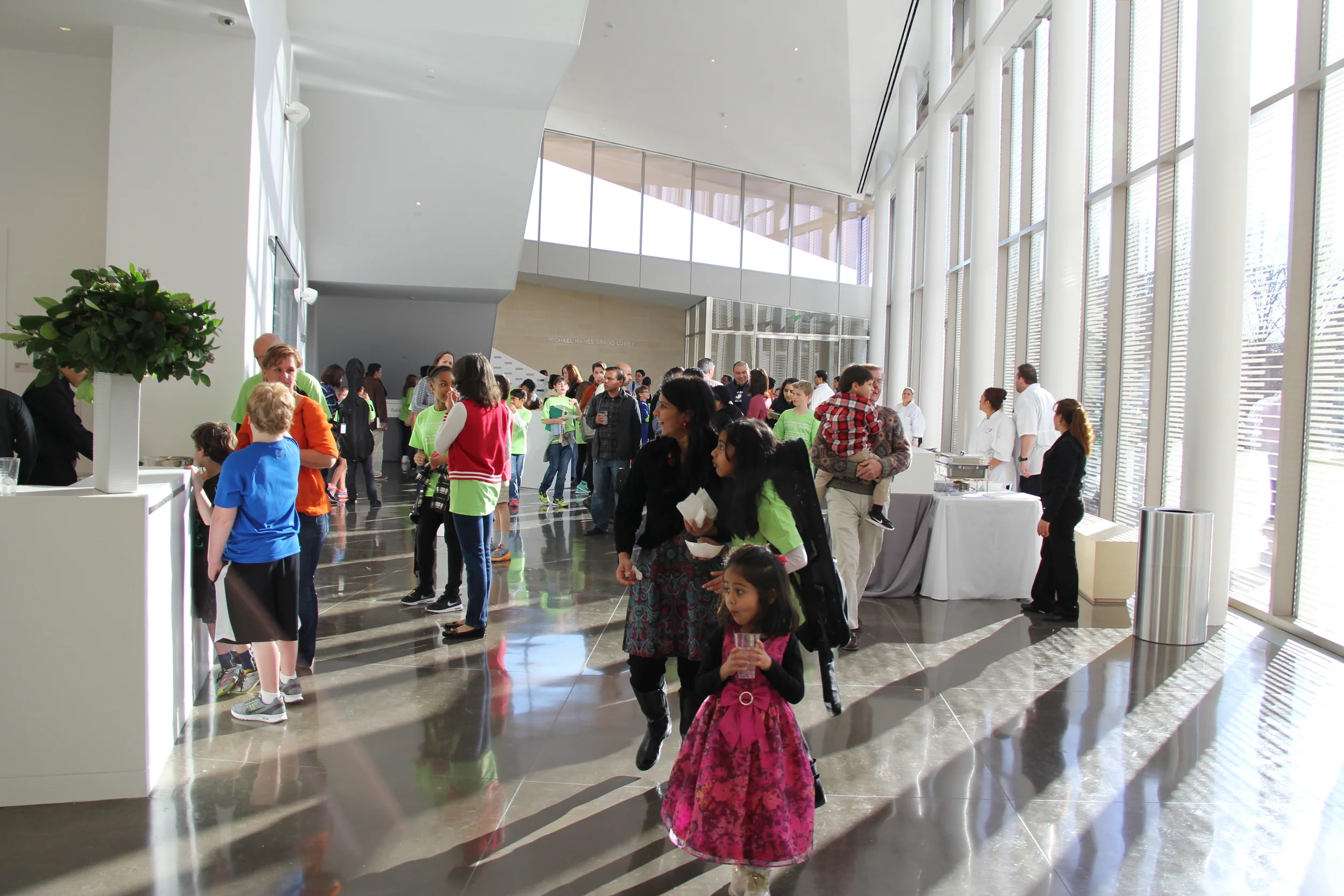 Grand Lobby during Sunday's Open House