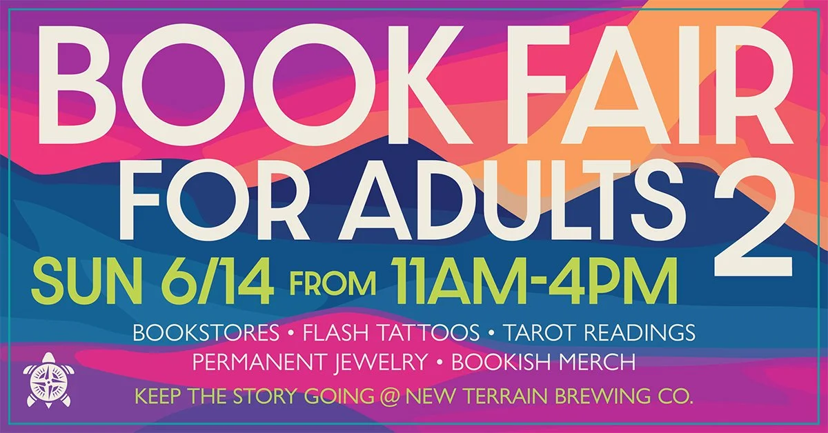 Book Fair for Adults, bookstores, flash tattoos, tarot readings, merch