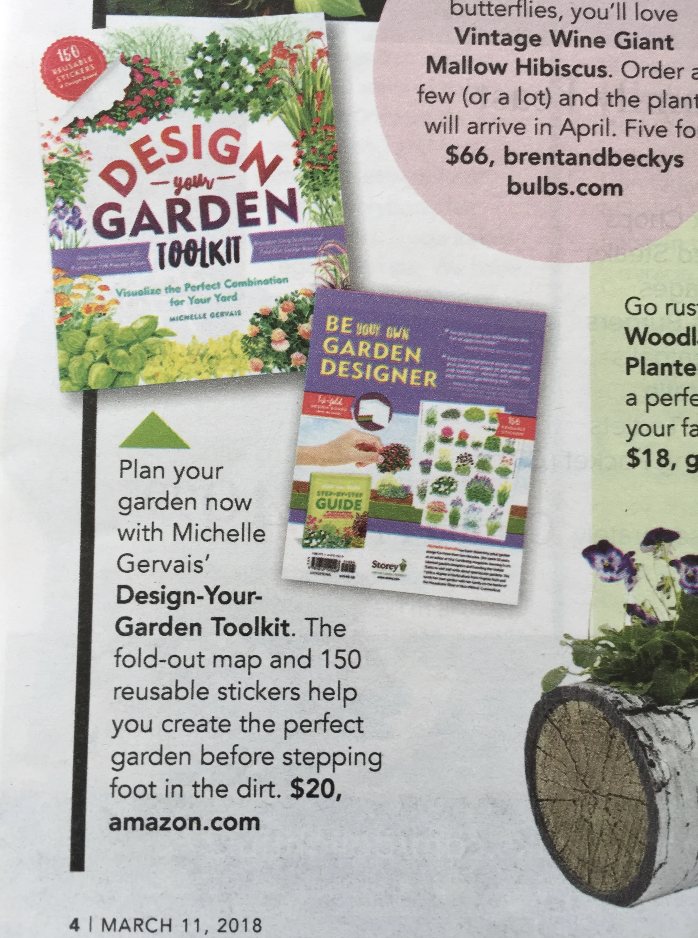 "DesignYourGarden Toolkit" featured in Parade Magazine — Gardeny