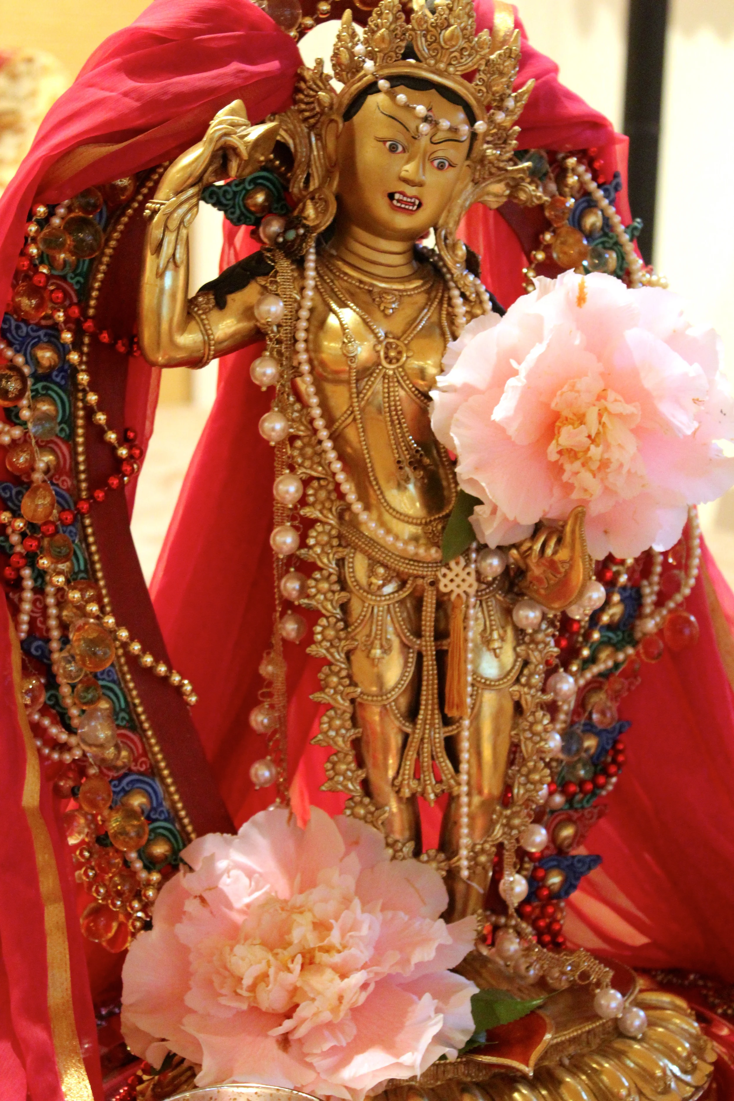 Queen of Great Bliss  The Queen of Great Bliss (Tib.: Yumka Dechen Gyalmo) is a sadhana practice on Yeshe Tsogyal, the consort of  Guru Rinpoche , as a wisdom dakini. Like our Chod and Long Life Practices, this sadhana is from the Lo