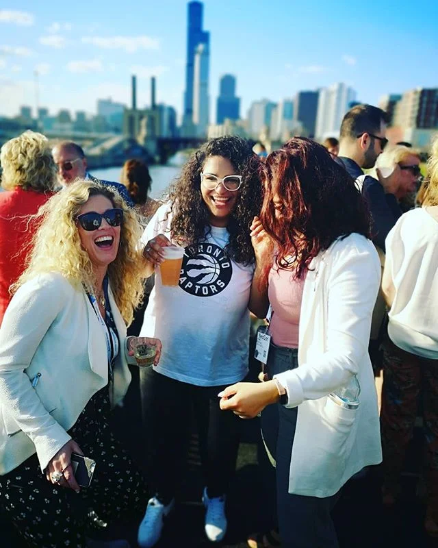 Different ball game when your best friends are your best clients. #neocon2019 @knollinc_canada Boat Cruise