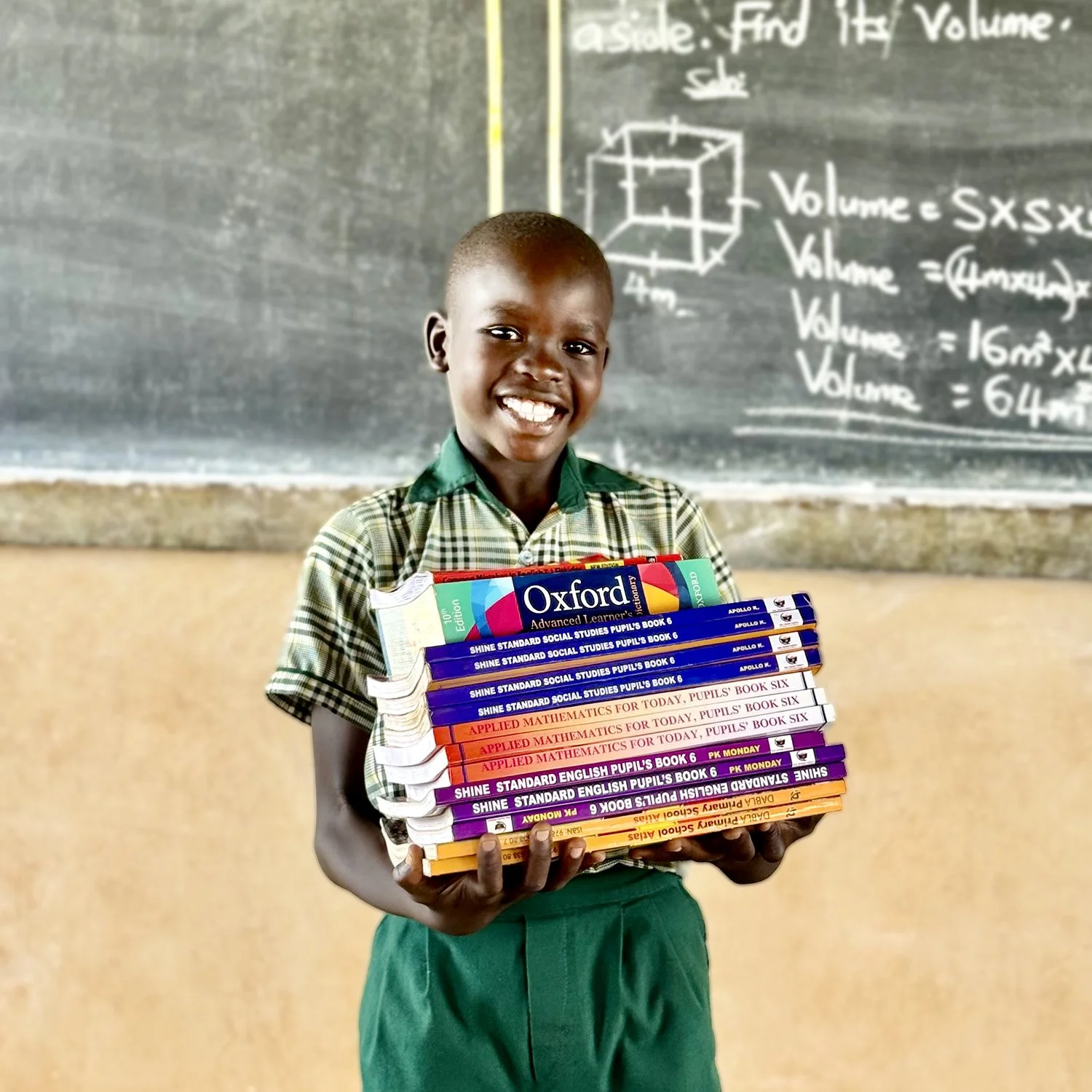 Give Books & School Supplies