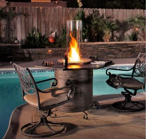 The Outdoor Plus Over 25 years of professional experience designing, building and installing fire pits, fire tables, bbq islands, entertainment islands, unique one of kind fire and water displays and other backyard features.
