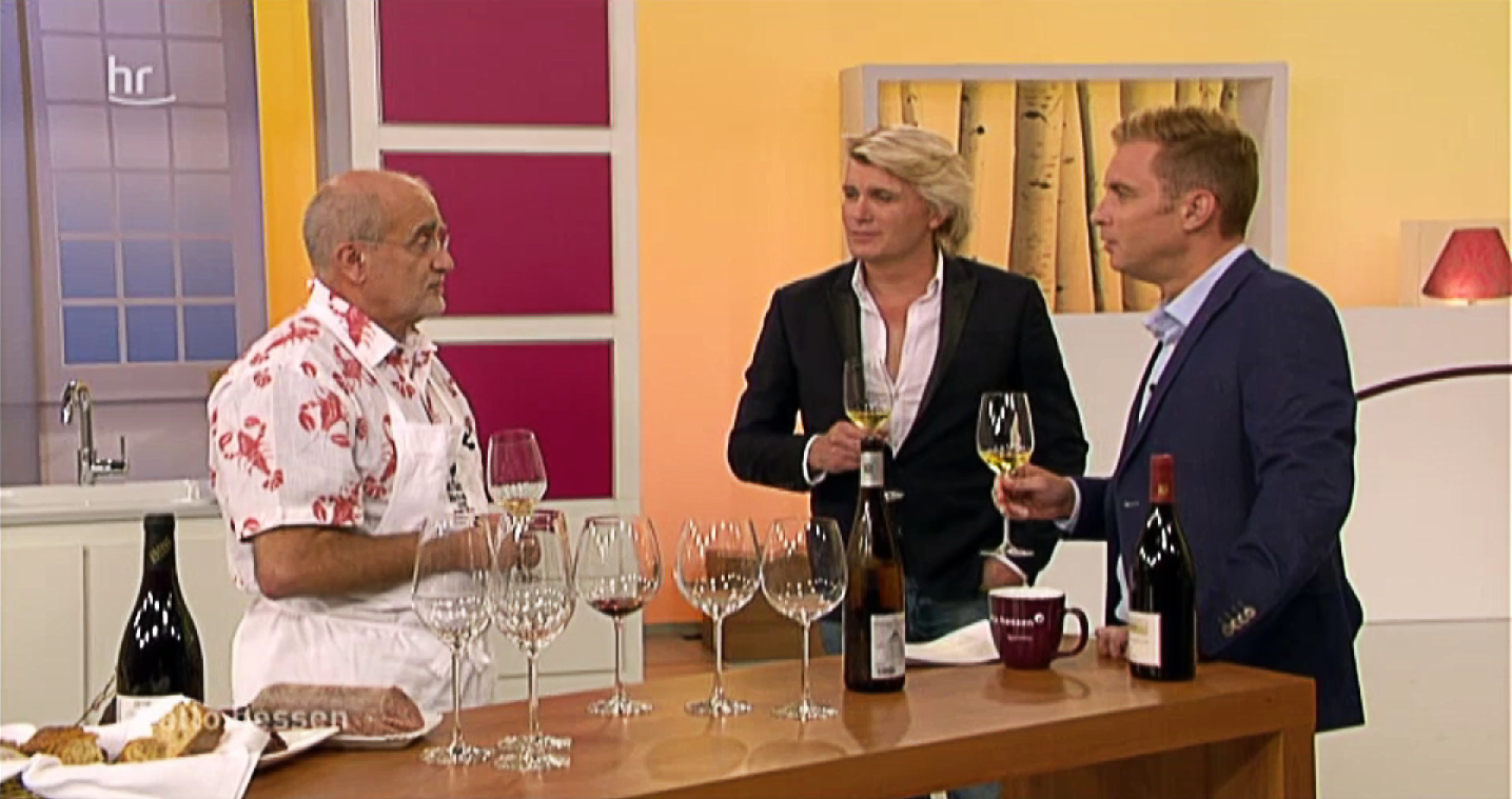 Hallo Hessen - Franz Keller und Star Magier Hans Klok - Rheingauer Wein und Käse 