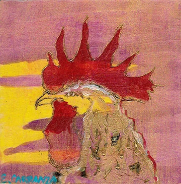 "Sebastian" 4"x 4"