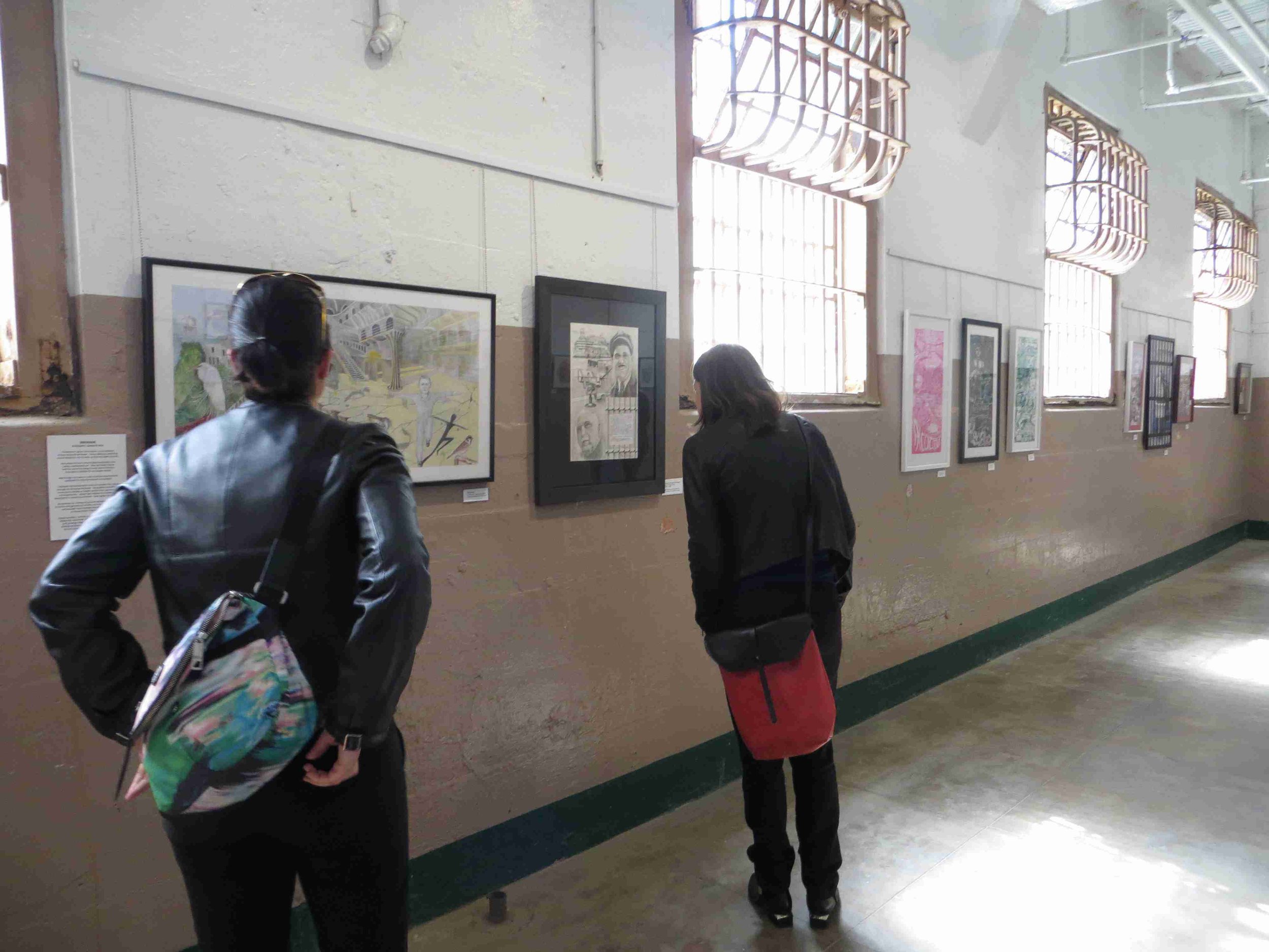 Lollypop Sundat at Alcatraz Band Practice Room-Int'l visitors held captive by art at Alcatraz (2).jpg