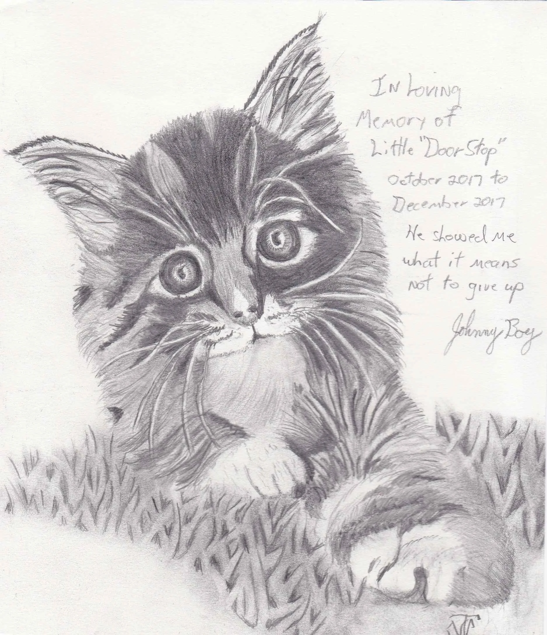 Pencil Drawing of Little Door Stop by John VanTielen December 2017-IMG_20171222_0001 - Copy.jpg