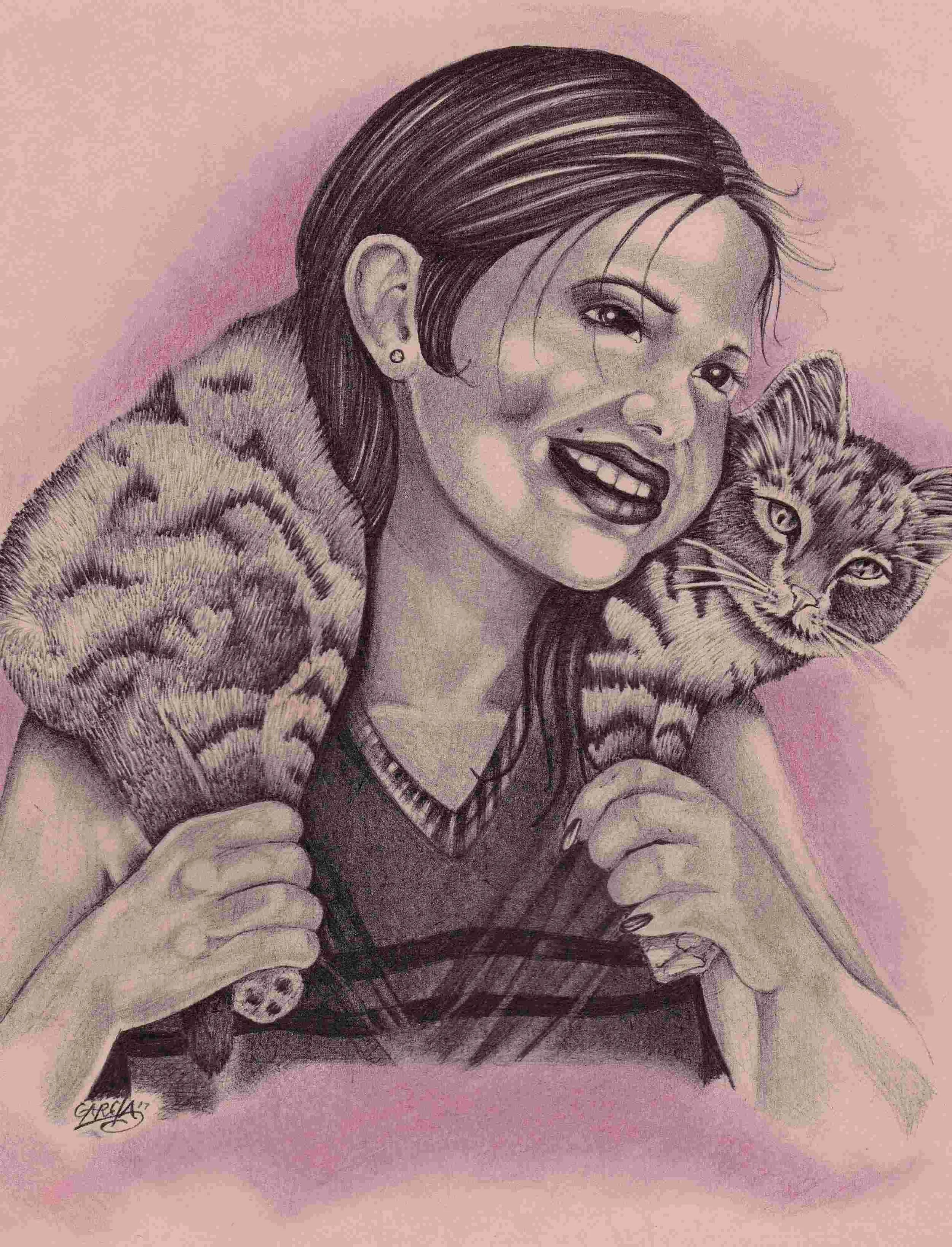 Happiness is a Cat by Garcia a-Happiness is a Cat by Garcia -cat art -cat drawing a - Copy.jpg