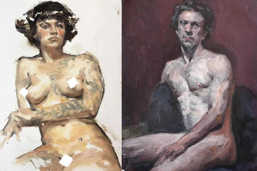 WORKSHOP 3. Oil painting portrait with model