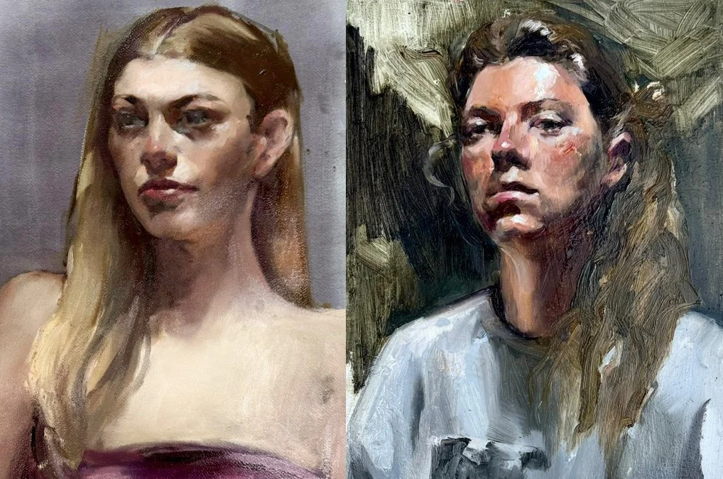 WORKSHOP . Oil painting with model 