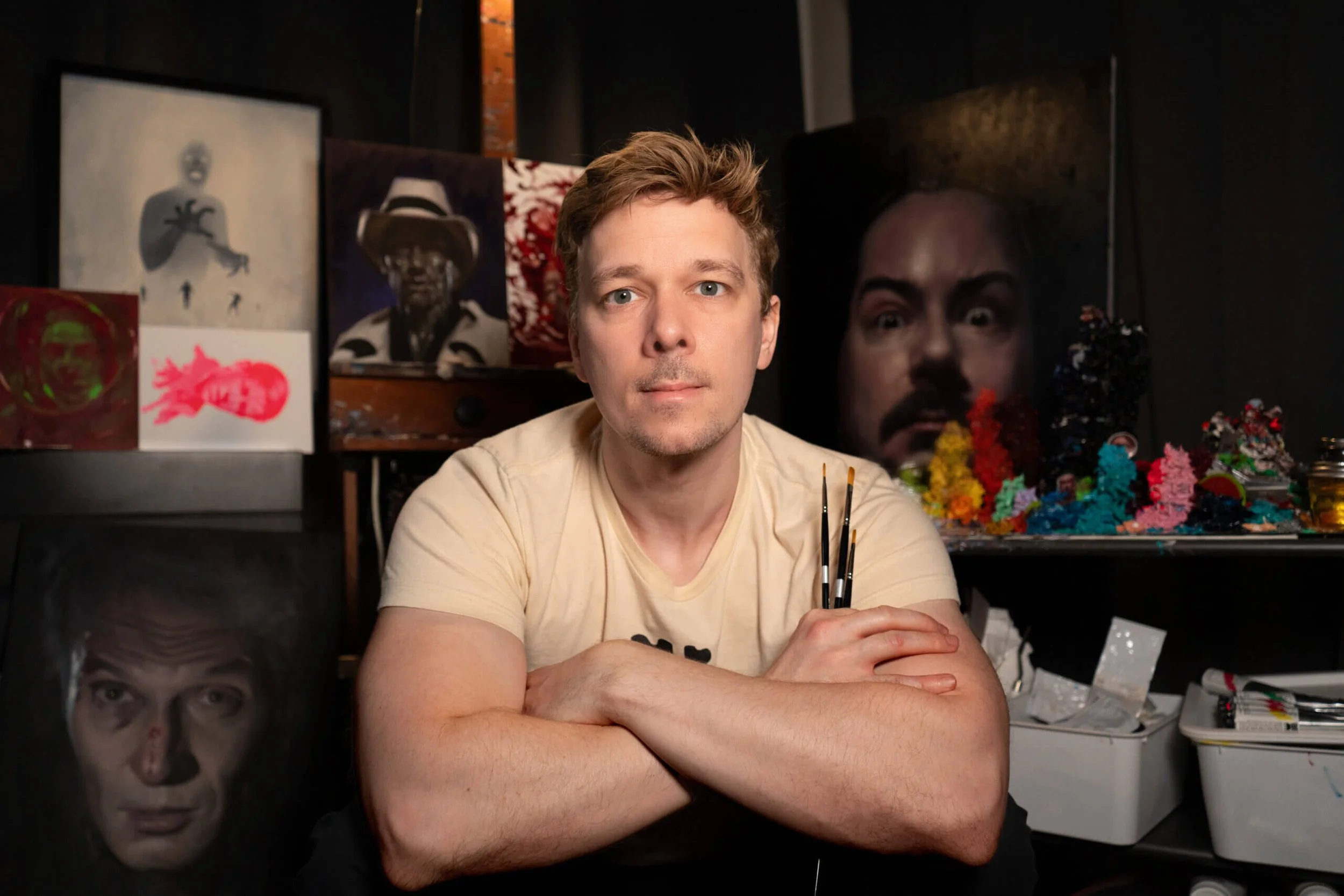 Andrew Cadima Painting Demonstration