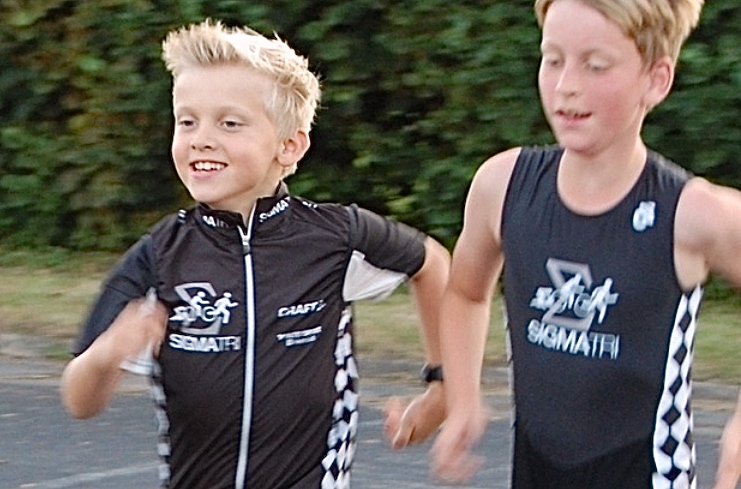 Træningen i 'Sigmatri Mini' bliver hver søndag med udgangspunkt fra Blovstrød Svømmehal og alle skal løbe og svømme hver gang. Foto: 'Sigmatri Mini'