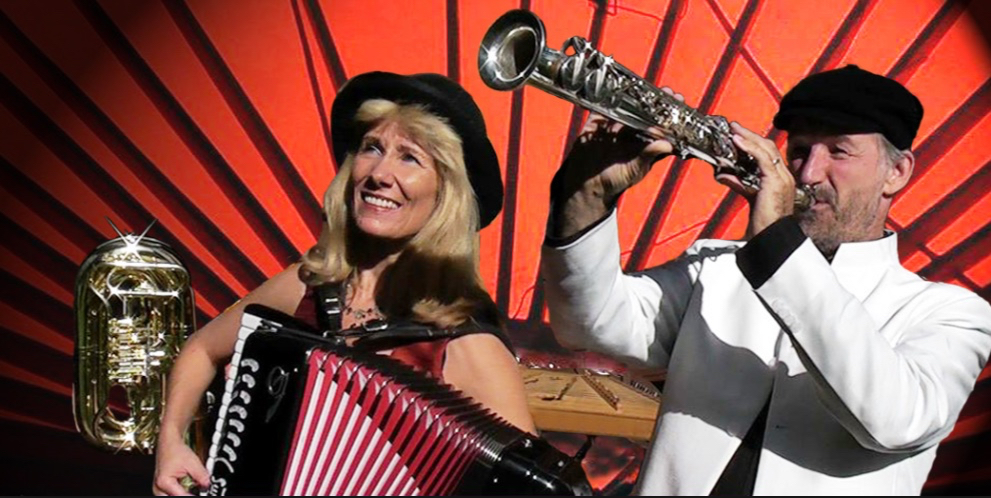  Klezmer Duo spiller og fortæller for børn og voksne den 25. marts. Foto: Henrik Bredholt