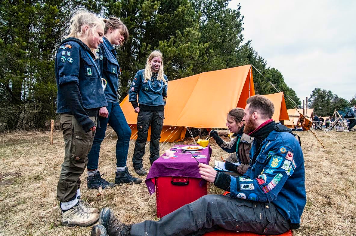 Ravnsholt Division består af 11 spejdergrupper fra Allerød, Birkerød, Farum og Hillerød. Arkivfoto: Frederik Abildgaard Rom