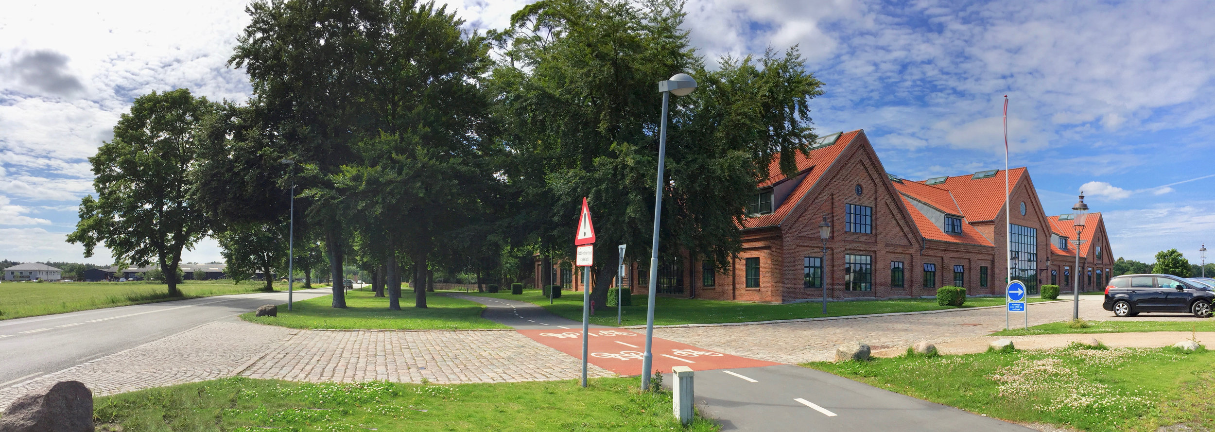 Allerød Kommune igangsætter nu forbedringer af trafiksikkerheden omkring Allerød Privatskole og arbejdet forventes færdigt til skolestarten i august måned. Foto: AOB