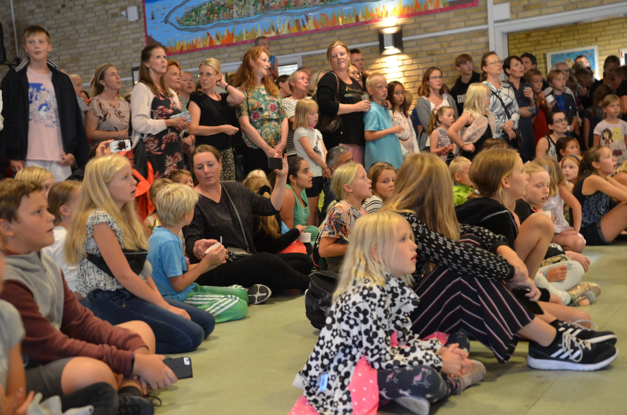 Alle var 'fanget' af den fantastiske fremførelse af "My heart will go on". Foto: AOB