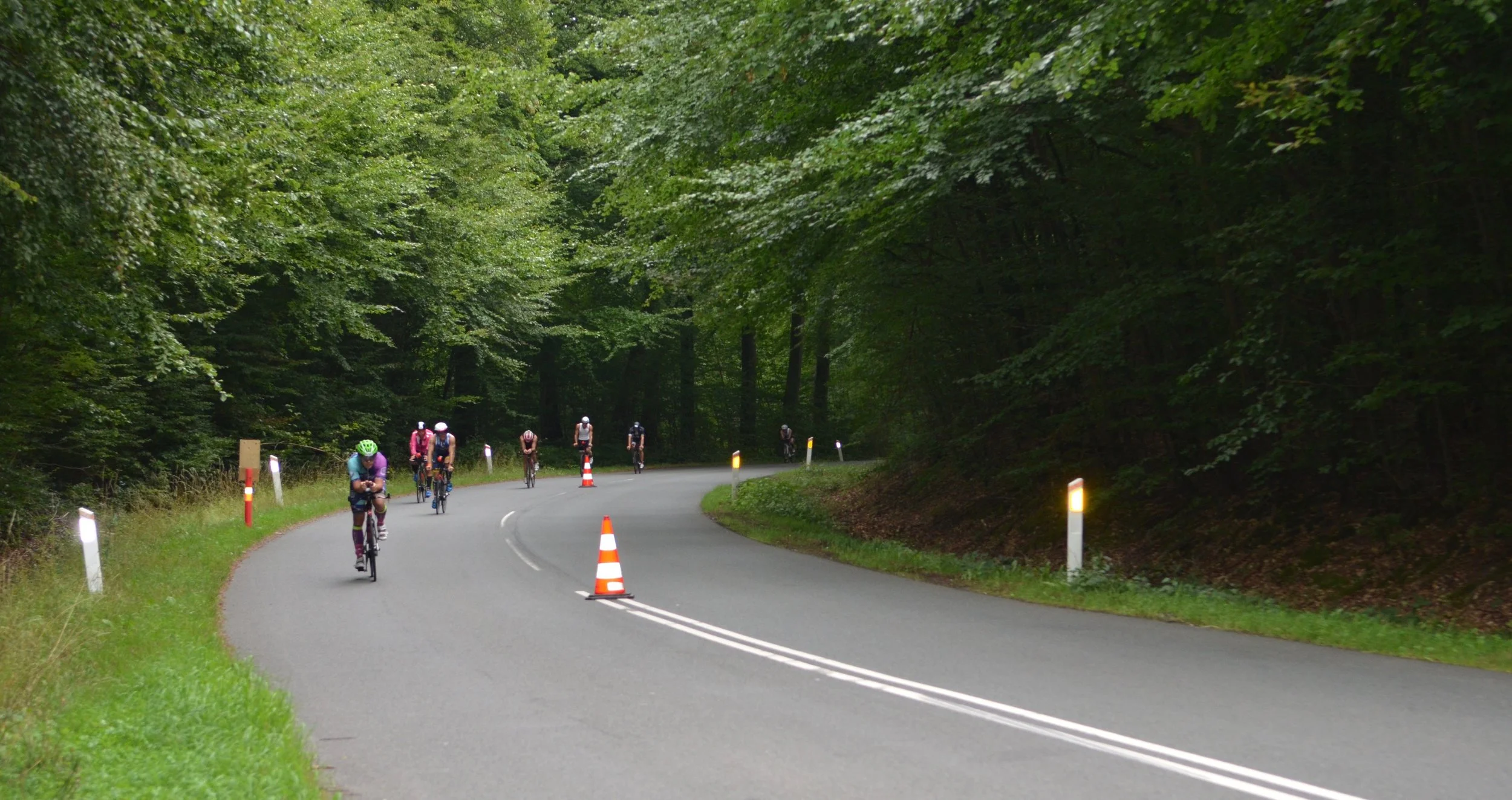 Det meste af dagen var der gang i pedalerne - her på Stumpedyssevej. Foto: AOB