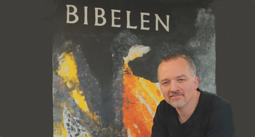 Klaus Laursen, der er professionel fortæller, vil fremføre Esters Bog. Pressefoto