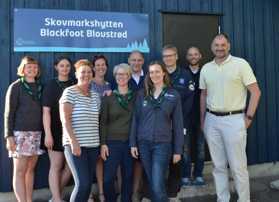 Blackfoot Bloustrøds bestyrelse tager mod SF-prisen på mandag. Foto: AOB