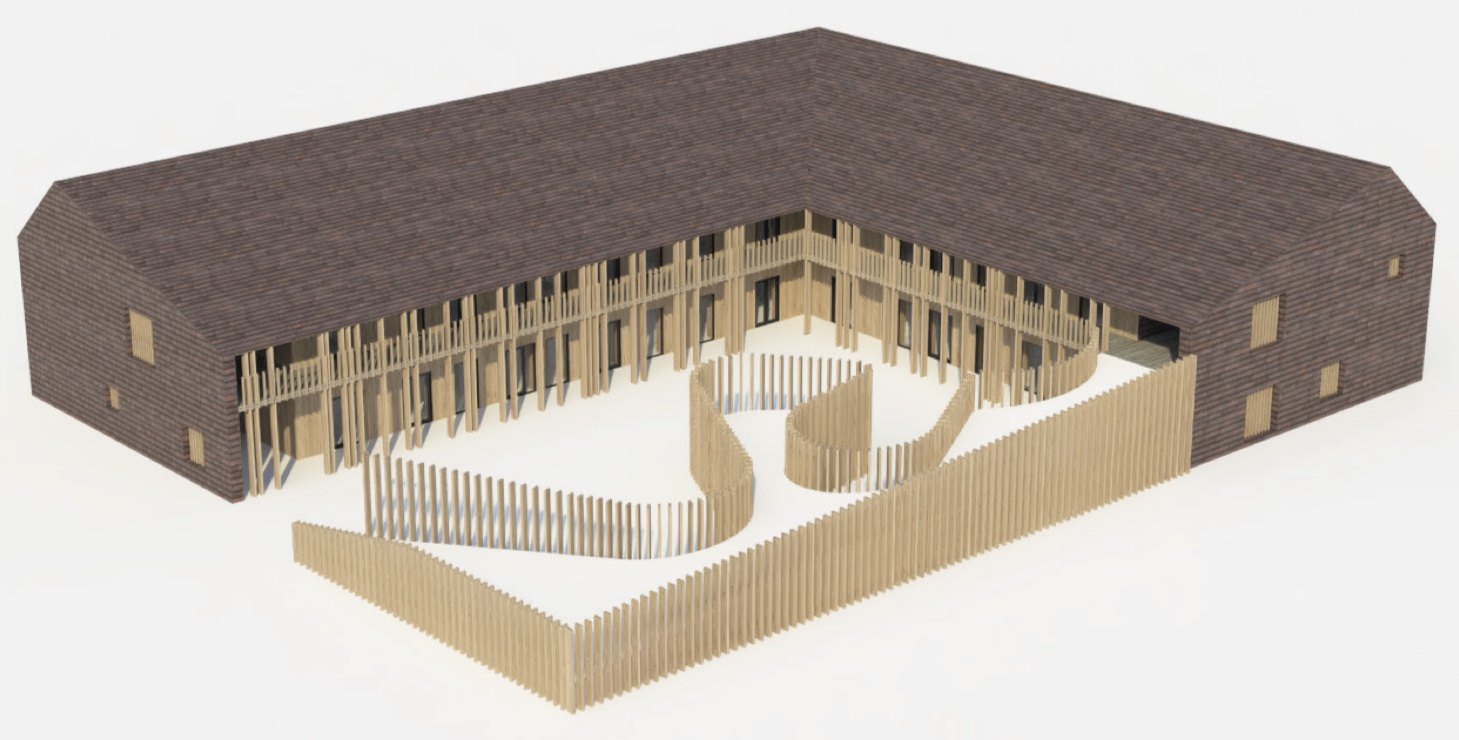 Model: Vilhelm Lauritzen Arkitekter