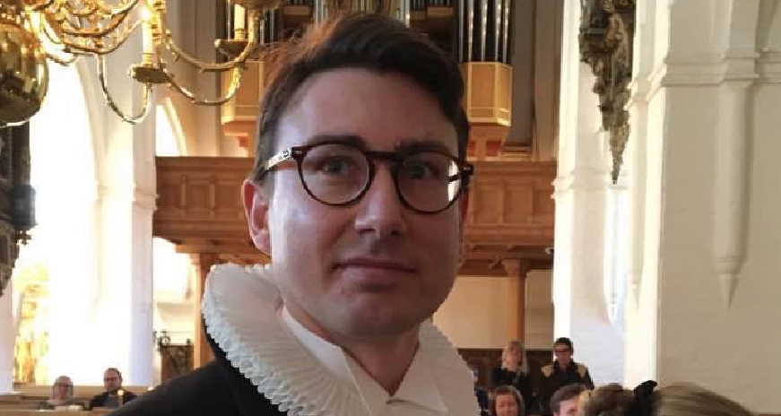 Martin Ravn blev indsat den 3. februar som sognepræst ved højmessen i Kokkedal Kirke. Privatfoto