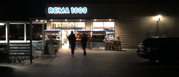 Der var indbrud i nat i REMA1000 på Kongevejen. Arkivfoto: AOB