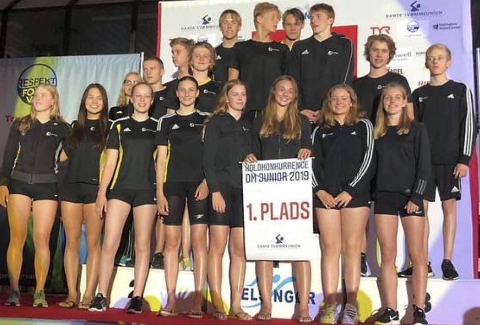 Sigma Swim løb af med sejren som Danmarks bedste juniorklub. Foto: Sigma Swim