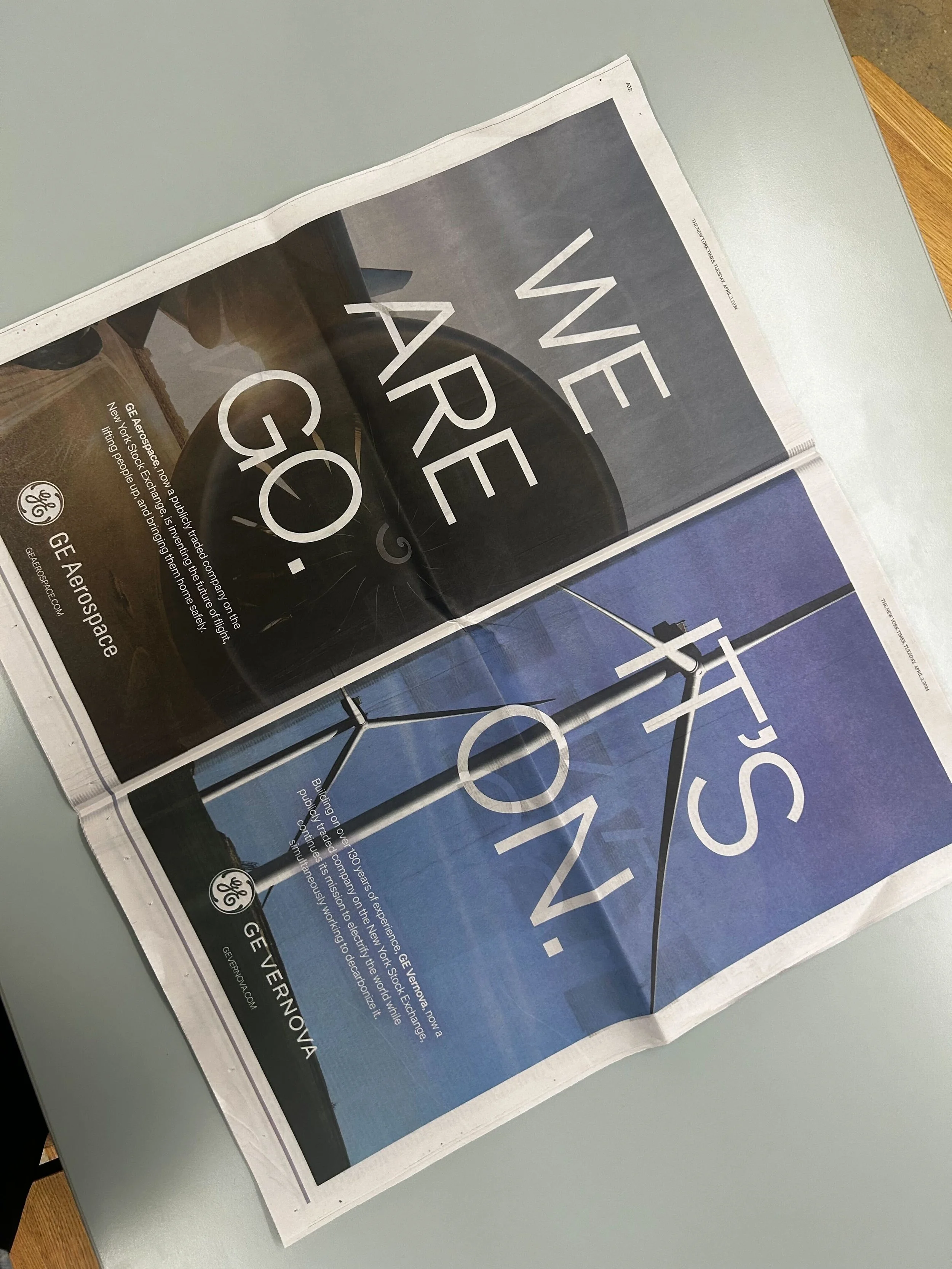 GE Aerospace & GE Vernova launch as separate businesses on the NYSE