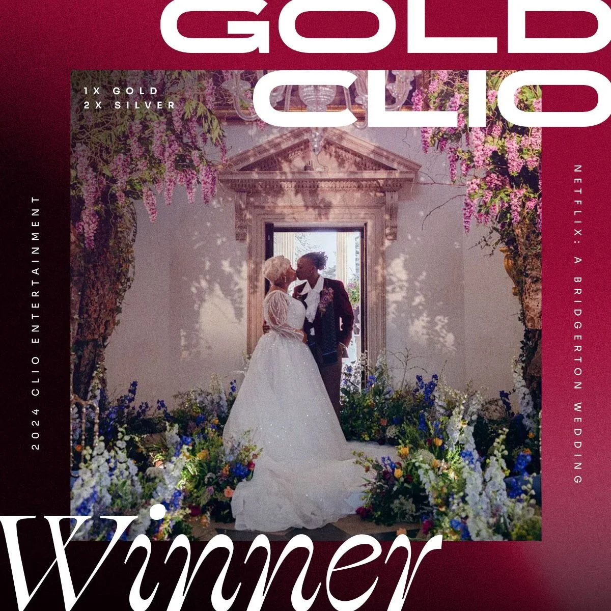 "The Event of the Season: A Bridgerton Wedding" wins a Gold Clio