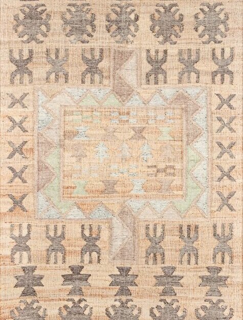 LEMIEUX ET CIE patterned jute rug