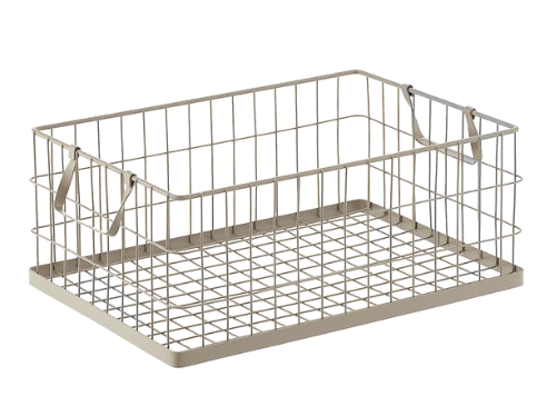 stackable wire baskets with handles