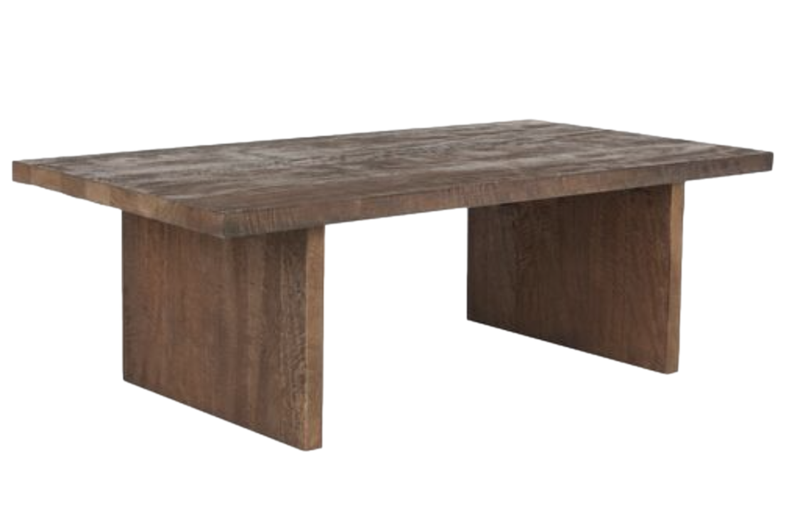 Textured Mango Wood Coffee Table