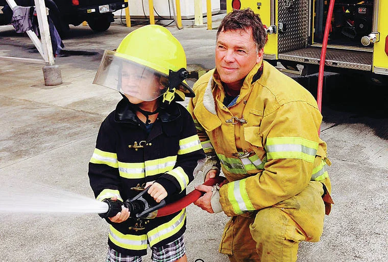 David Mahon and son, Dylan.
