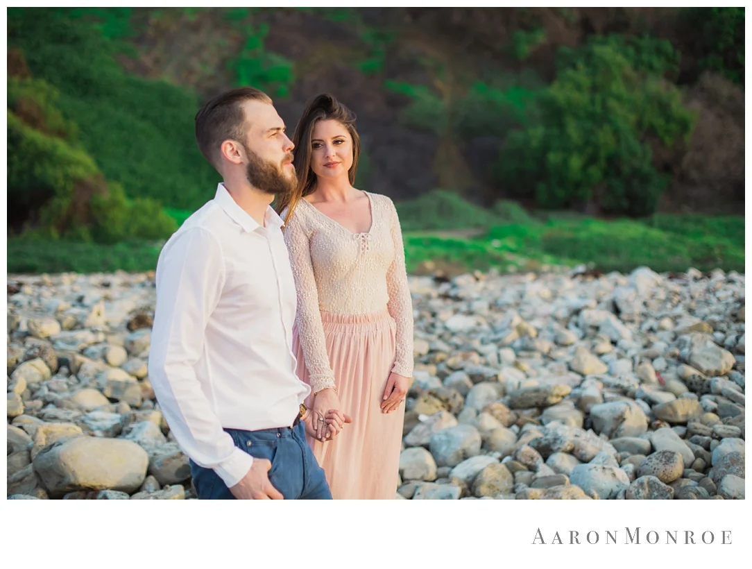 Malaga Cove Plaza Engagement Session.