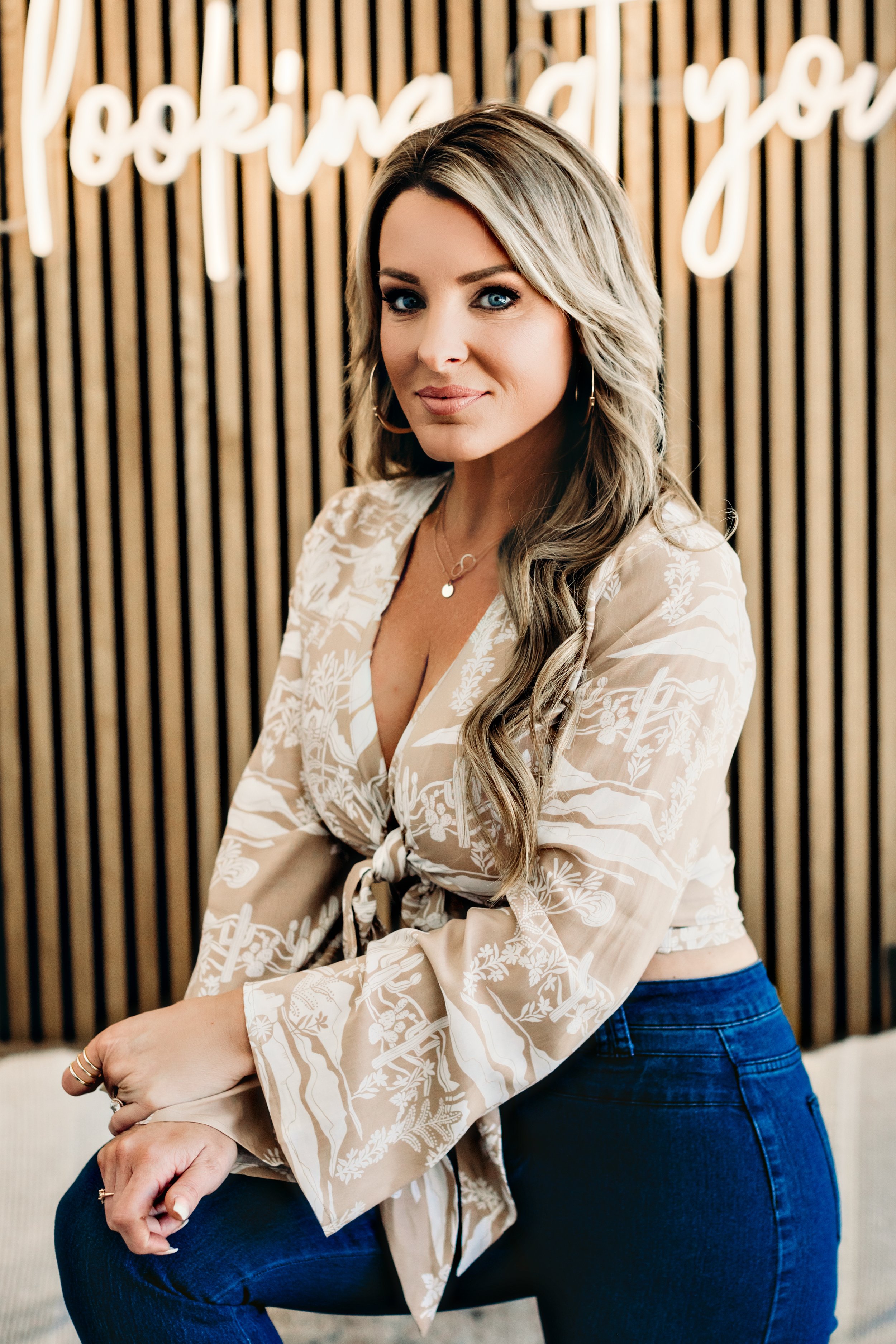 Branding portrait for a hairstylist
