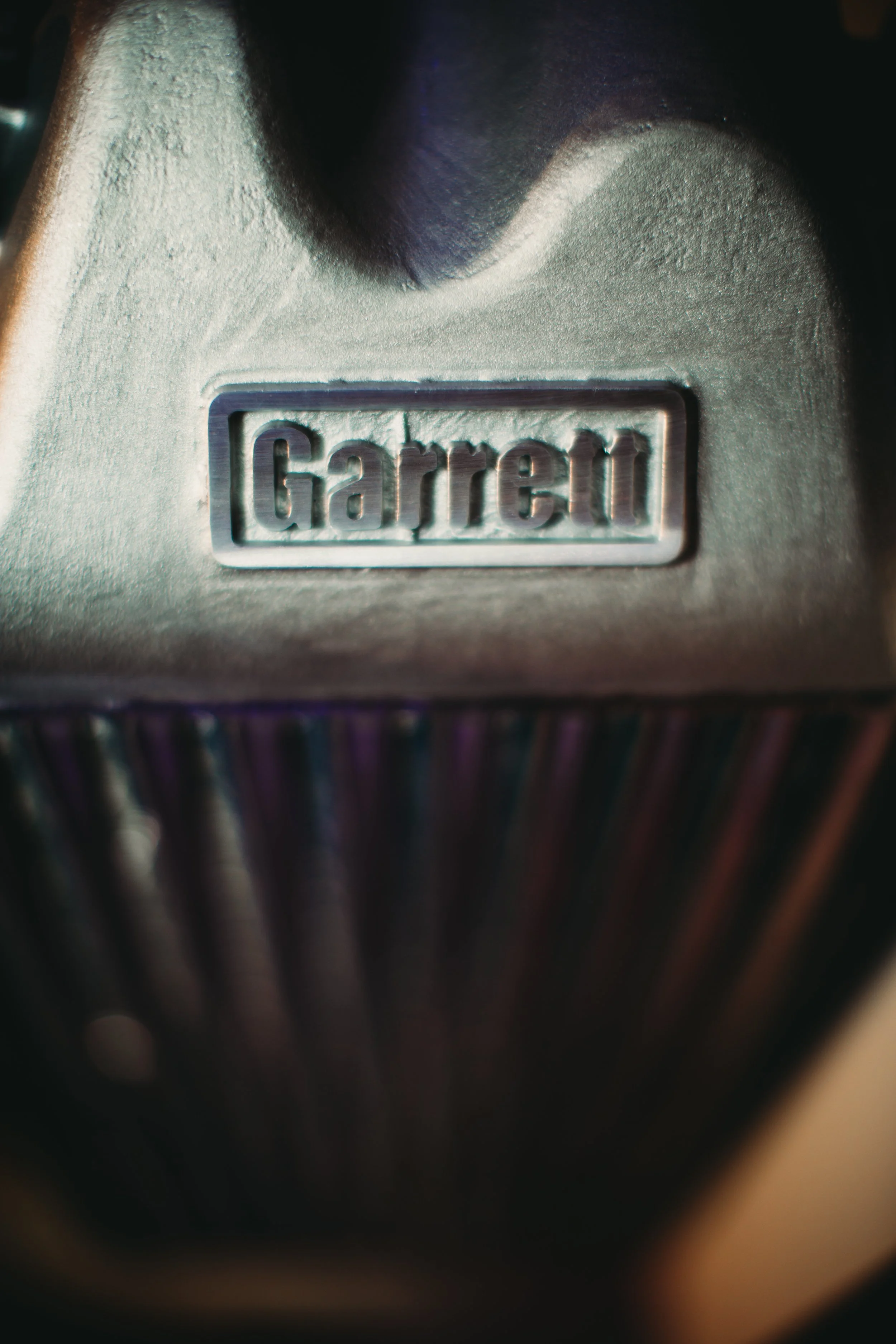 Product detail for Garrett Motion at a corporate event. Natural light, 24mm