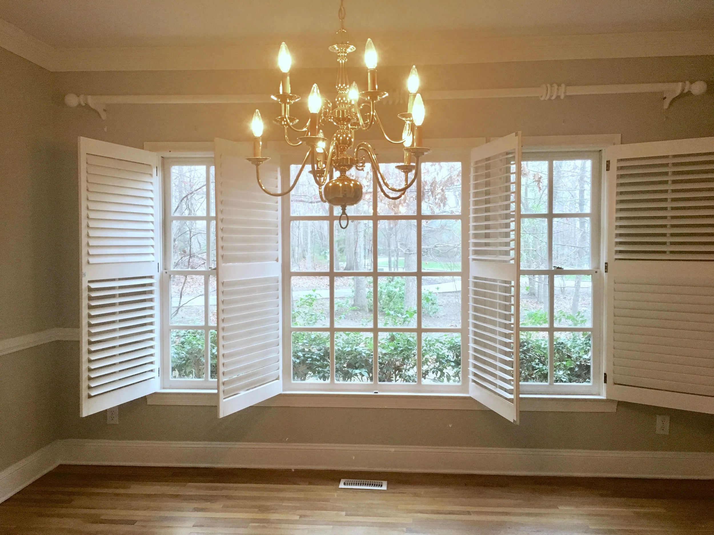 formal dining room and window