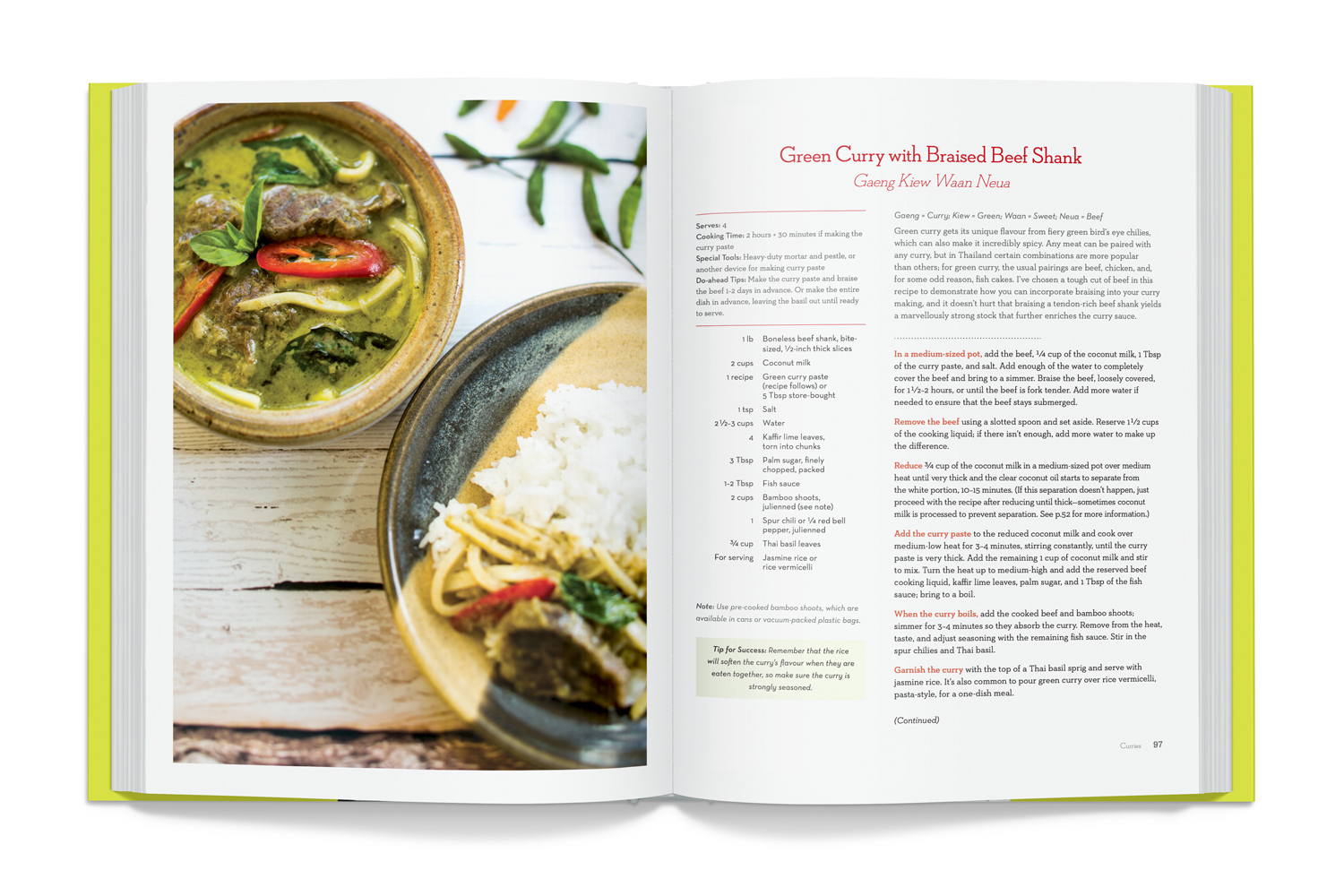 Hot Thai Kitchen Cookbook Craig Lam Art Director Designer