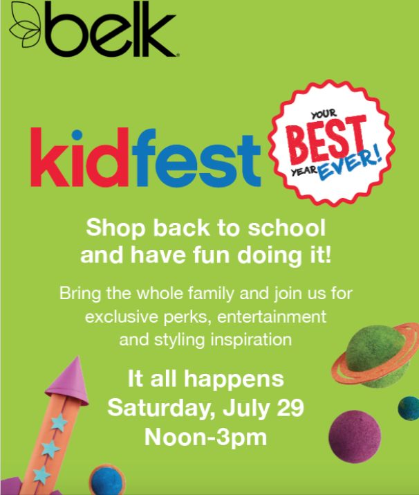kidfest at Belk!