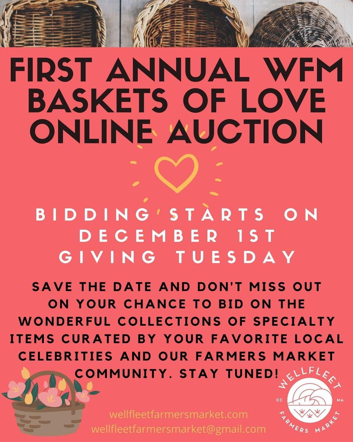 Hey Friends! We are hosting our First Annual Online Baskets of Love Auction this December. Bidding will begin on December 1st (Giving Tuesday and will last until Monday, December 7th).
You will have an opportunity to bid on a fantastic collection of 