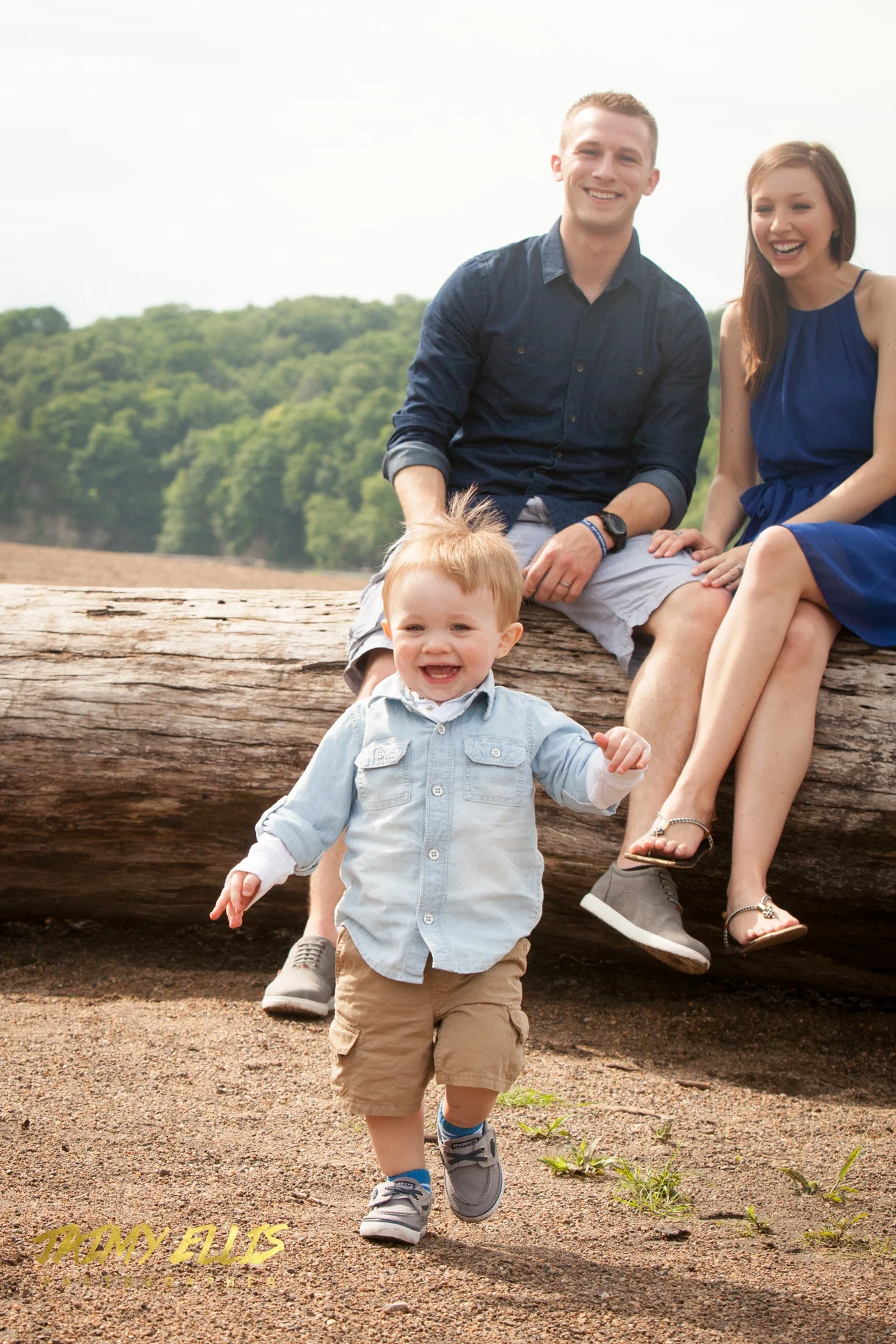 son and bride to be with the first grandchild