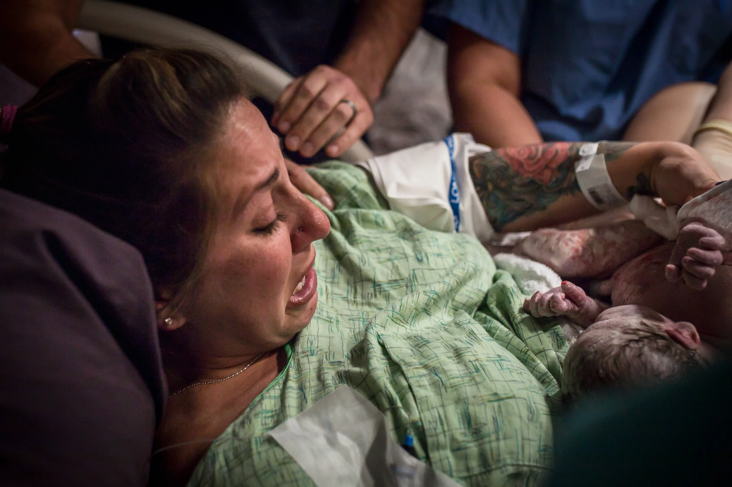 This look is EVERYTHING. Birth with Dr. Hennesey at Fort Walton Beach Medical Center.