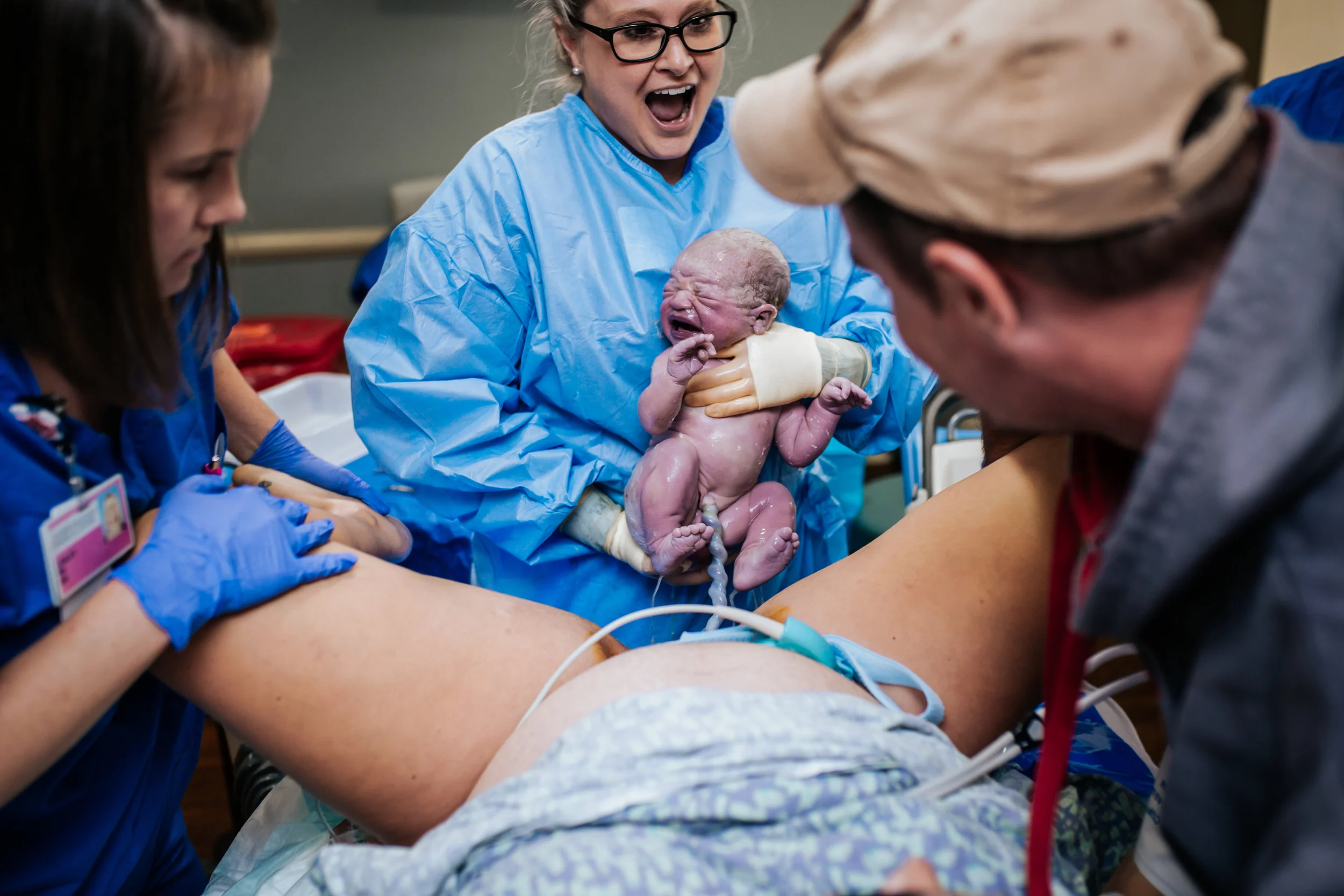 IT'S A BOY!!!!! Birth with Dr. Hamby at North Okaloosa Medical Center.