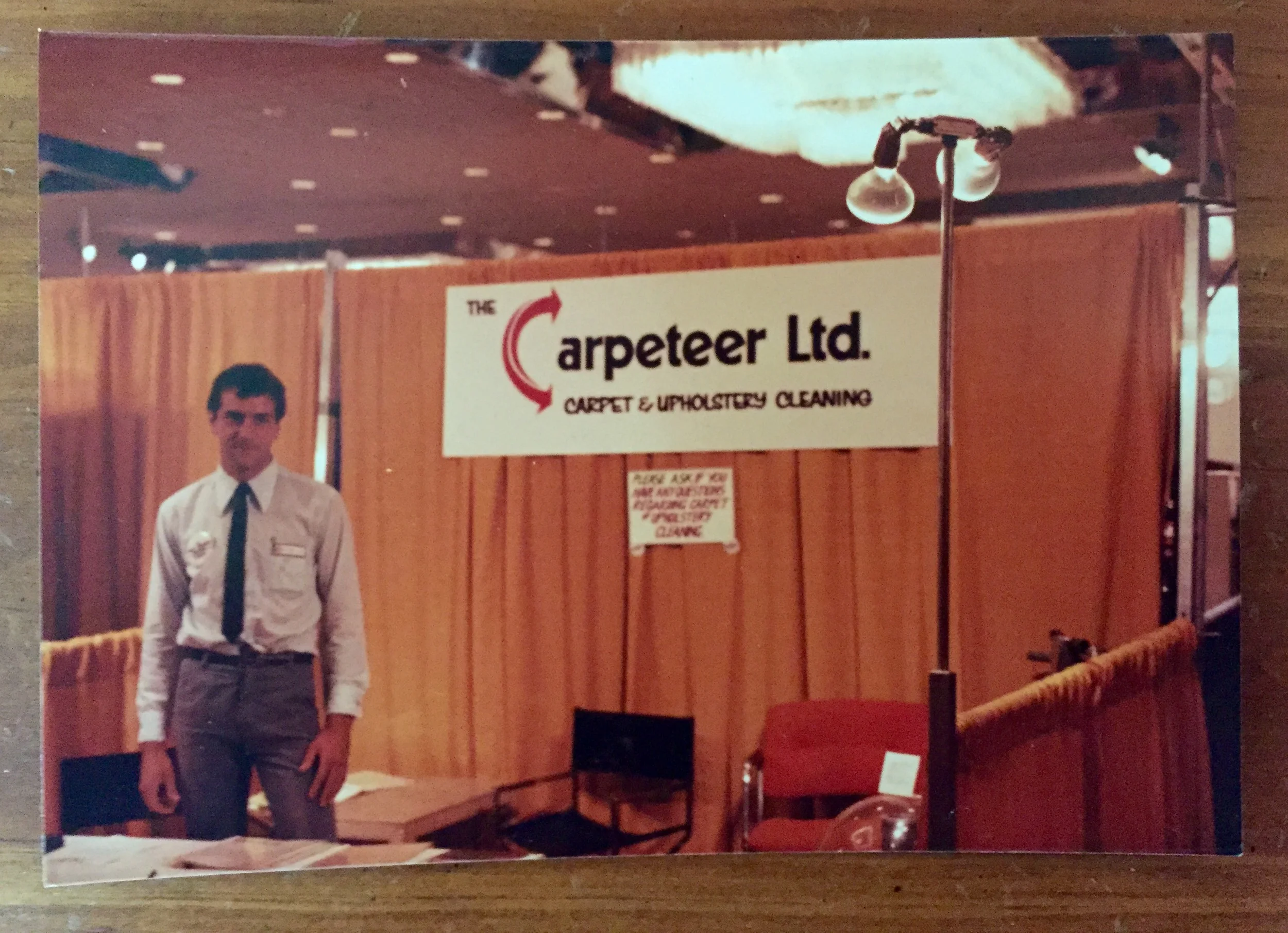 A Carpeteer Throwback: 1980's Carpet and Upholstery Cleaning Booth