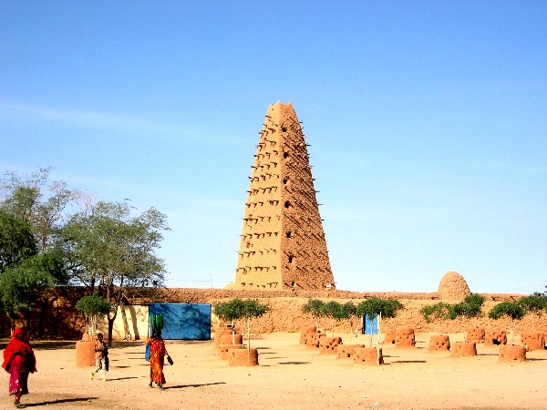 Mosquée d'Agadez, Niger, Construite au 16 ème siècle